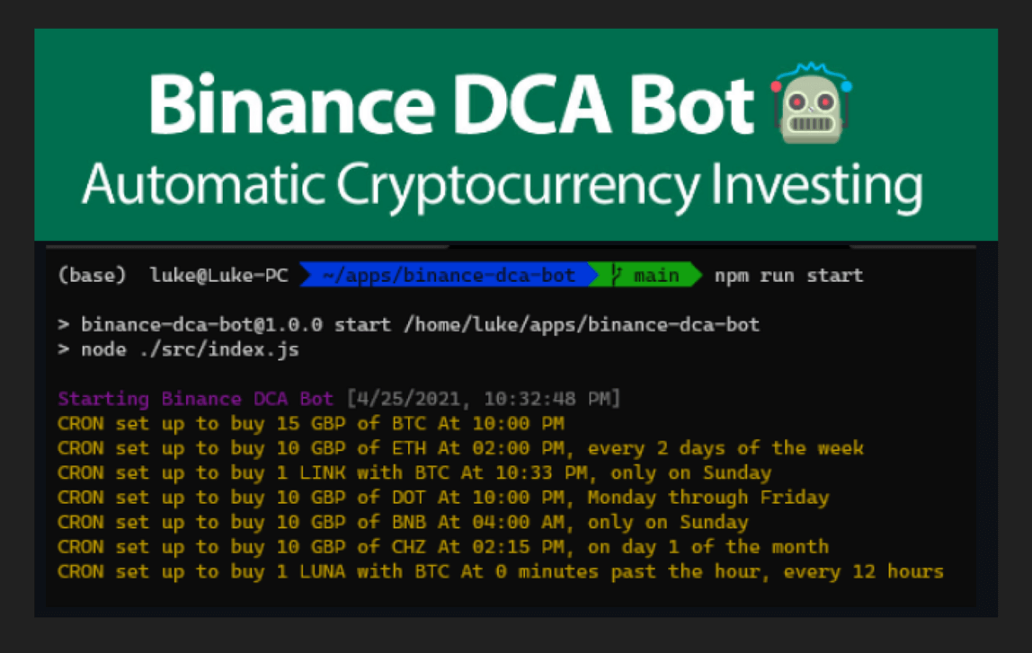 Binance DCA Bot showcase
